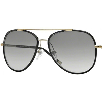 Burberry BE3078J Men's Sunglasses Light Gold / Matte Black