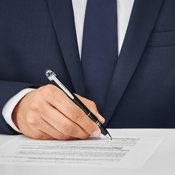 Montblanc STARWALKER Platinum Resin Ballpoint Pen