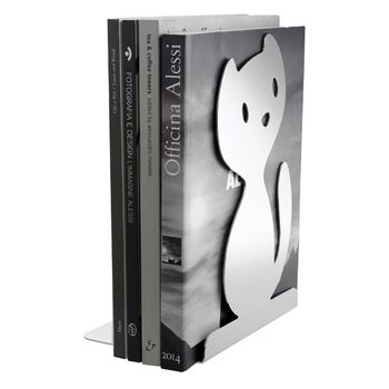 Alessi Bookstand in 18/10 Stainless Steel