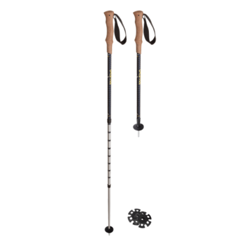 Salewa SIGN Telescopic Poles with Cork Grip