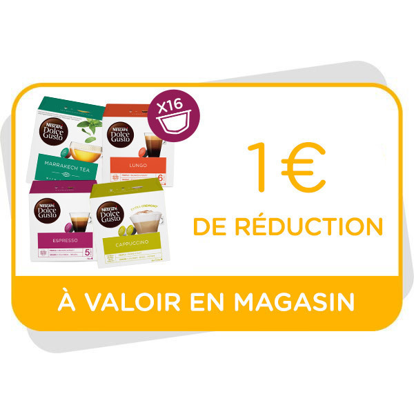 Bon de réduction de 1€ à valoir en magasinImage